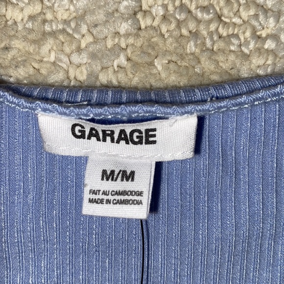 Garage ribbed front twist tee - Picture 3 of 4